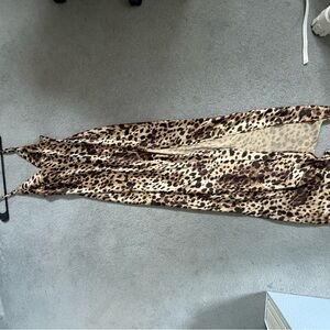 SKIMS X Dolce & Gabana Leopard Print Maxi Dress